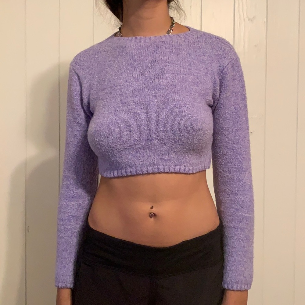 Women’s purple sweater